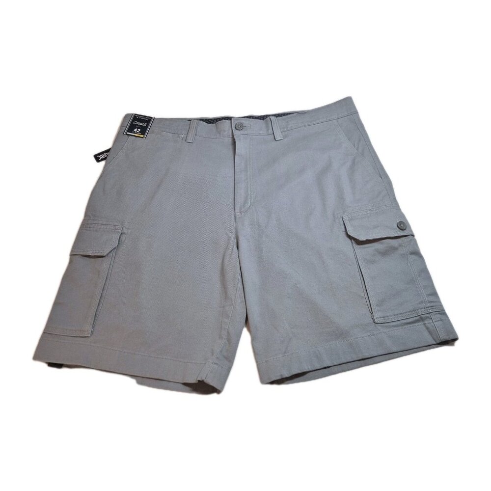 Roundtree & Yorke Casuals Cargo Shorts Medium Gray Chino Shorts Size  42 (60)